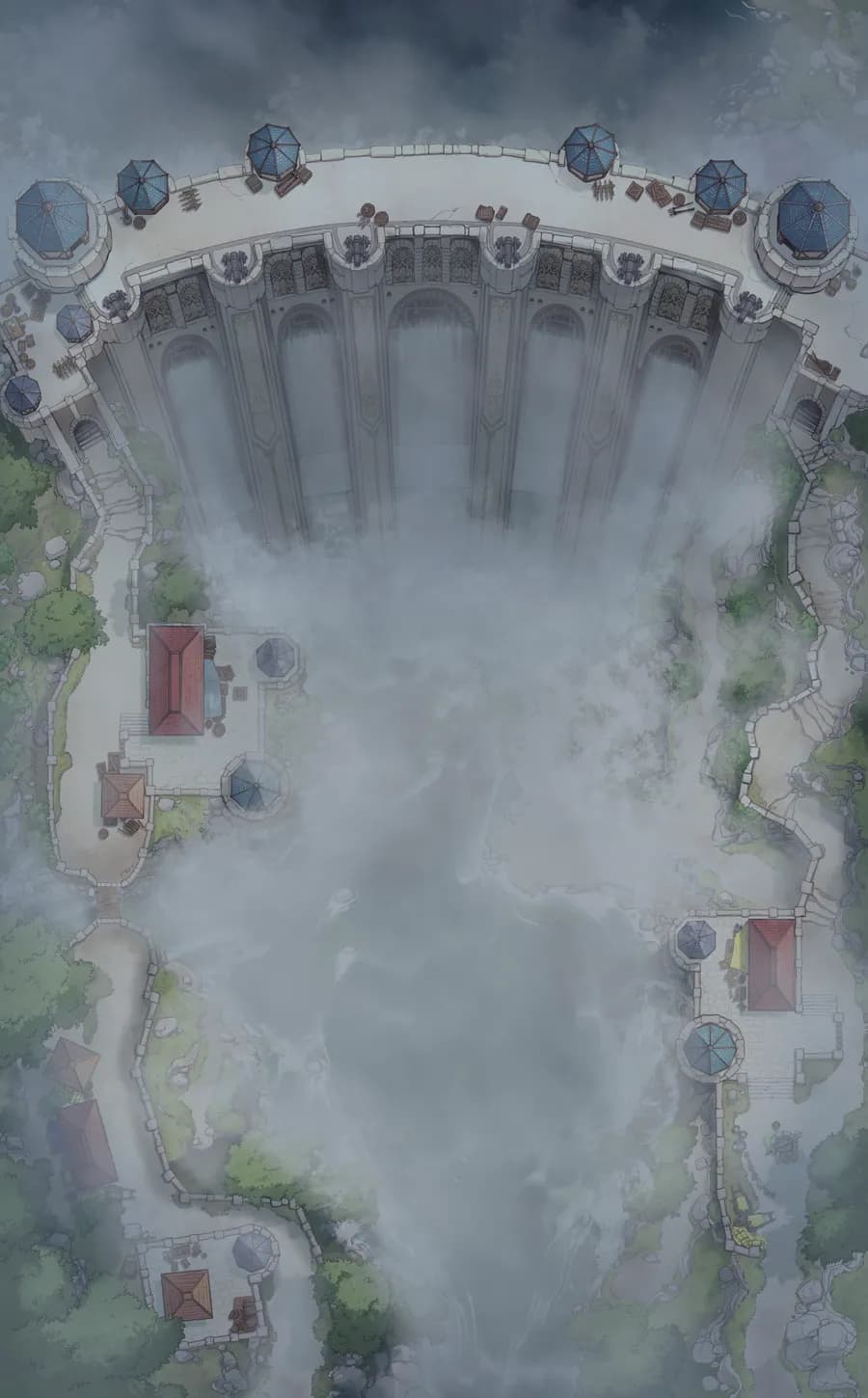 Fortified Dam map, Fog variant thumbnail