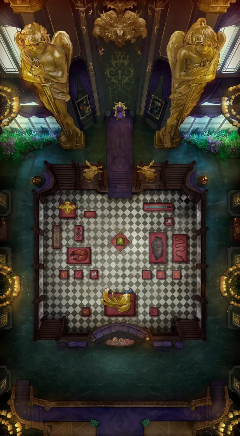 Opulent Ballroom map, Treasury Exhibition variant thumbnail