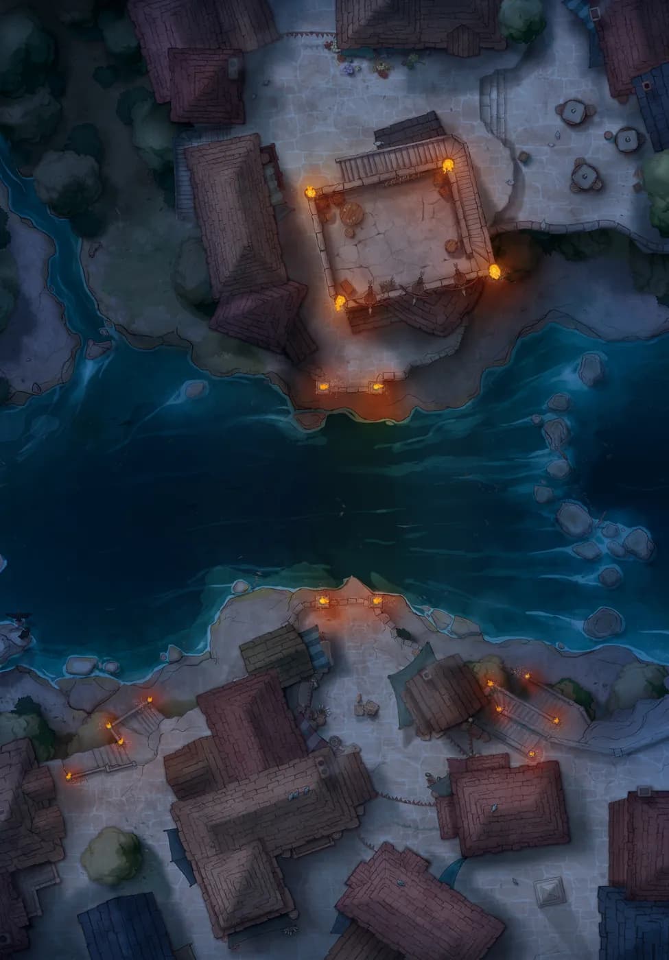 Bridge Town map, No Bridge Night variant thumbnail