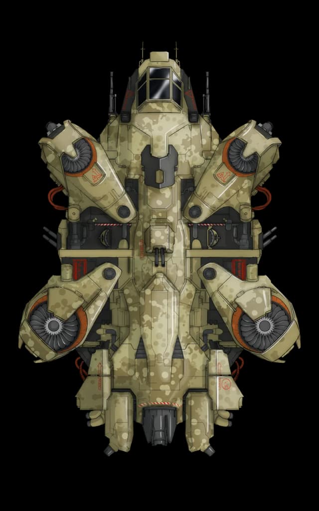 Jacana map, Dust Devil Exterior variant