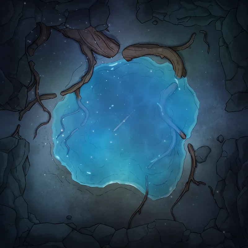 Modular Caves map, Underwater Springs Sword Spring variant thumbnail