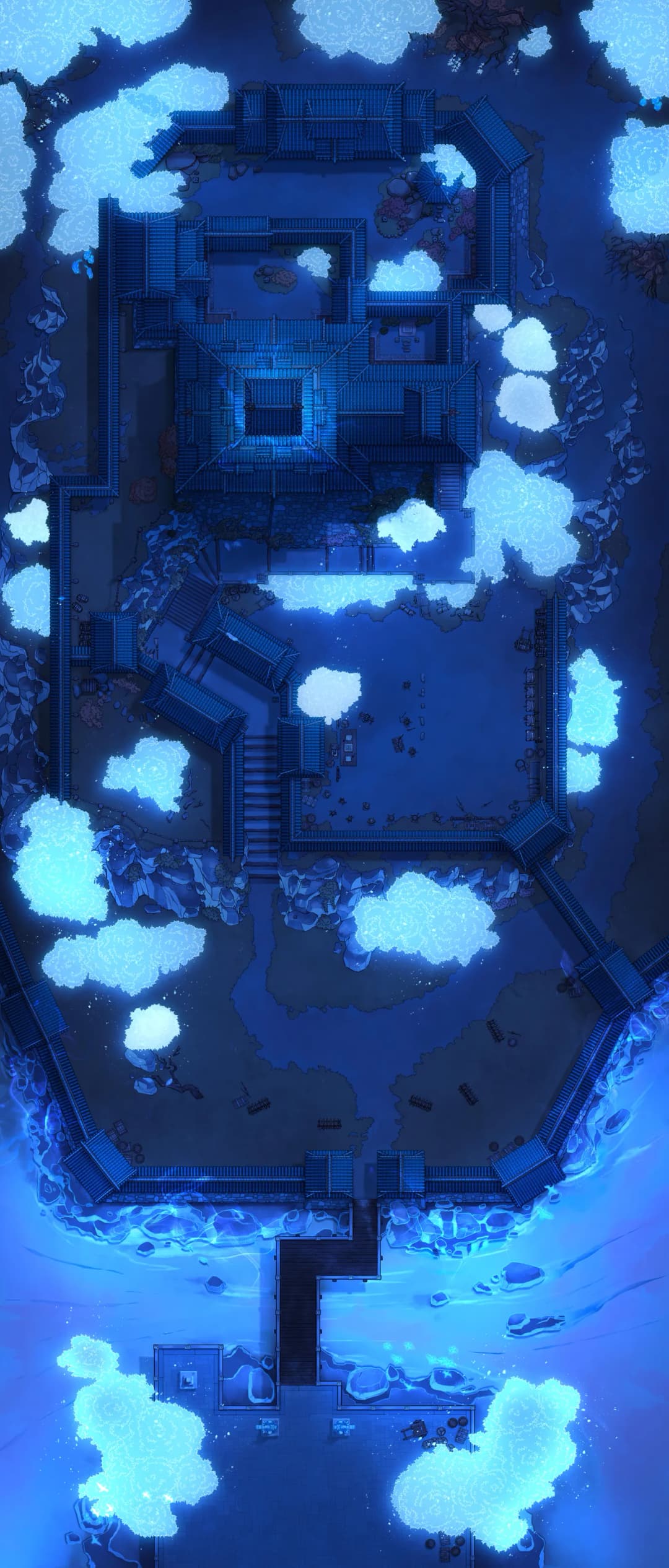Japanese Castle Exterior map, Spirit Realm variant