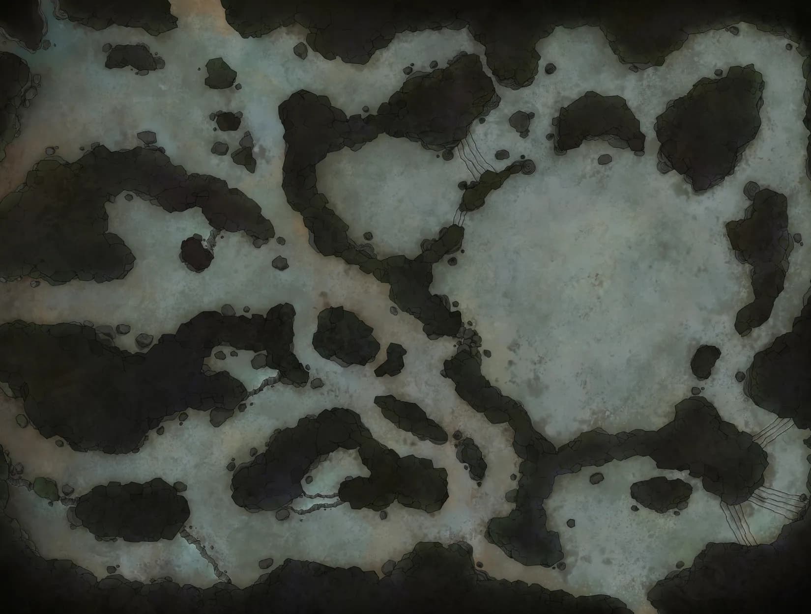 Mushroom Infested Mines map, Natural No Sinkhole variant thumbnail