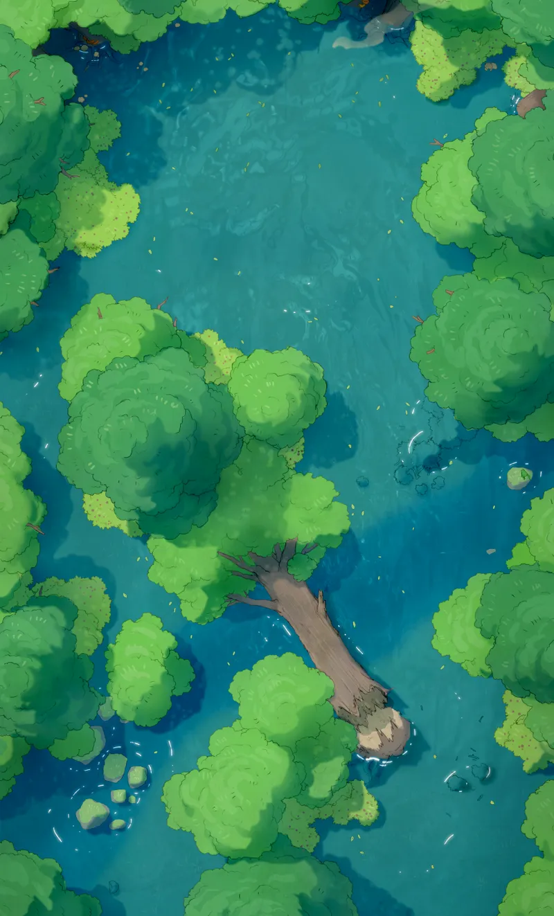 Baba Yaga's Domain map, Flooded Plains variant thumbnail