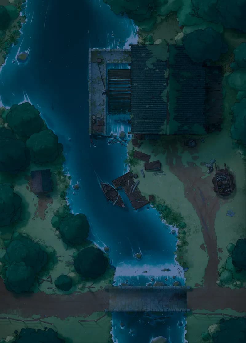 Bone Mill Exterior map, Original Night variant thumbnail