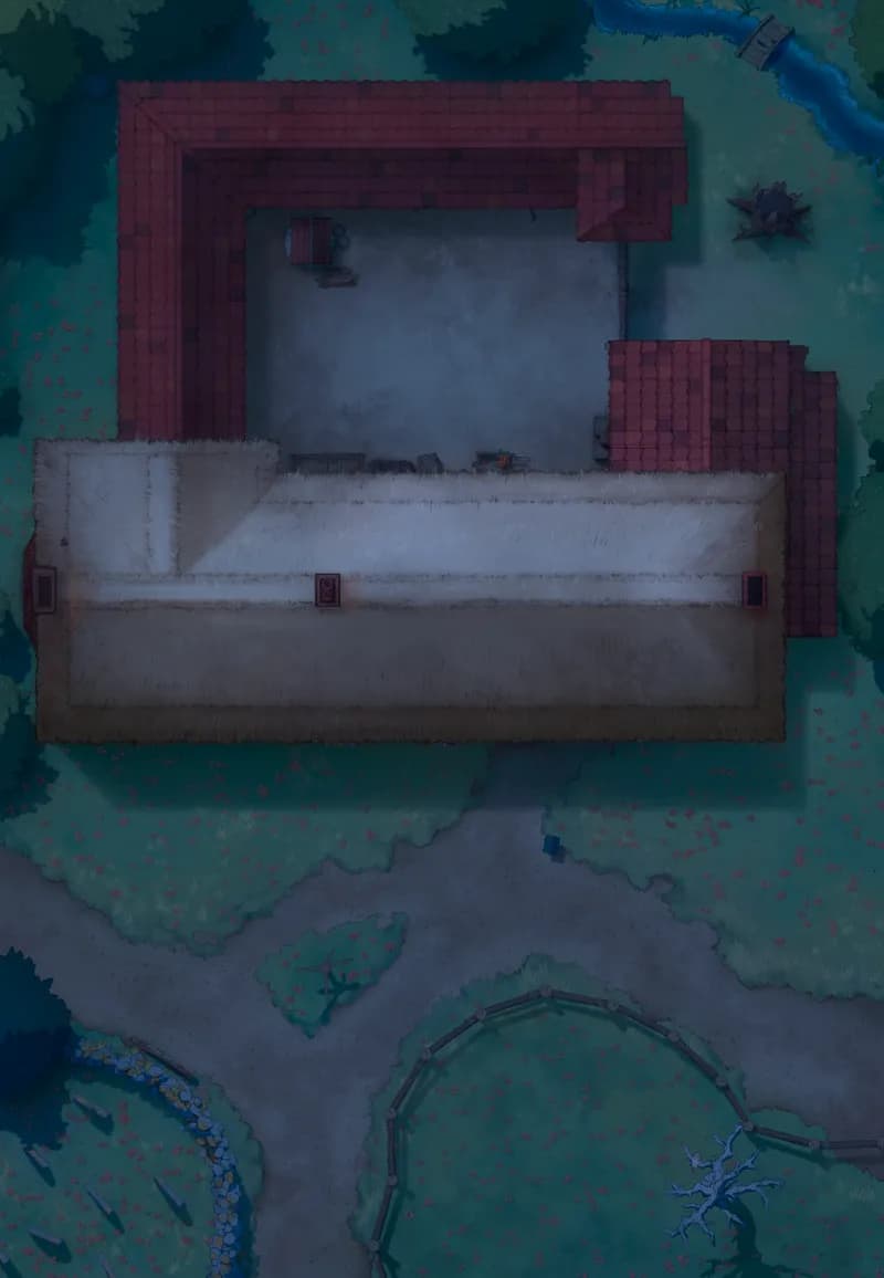 Ages of the Vale: Coaching House map, Roof Original Night variant thumbnail