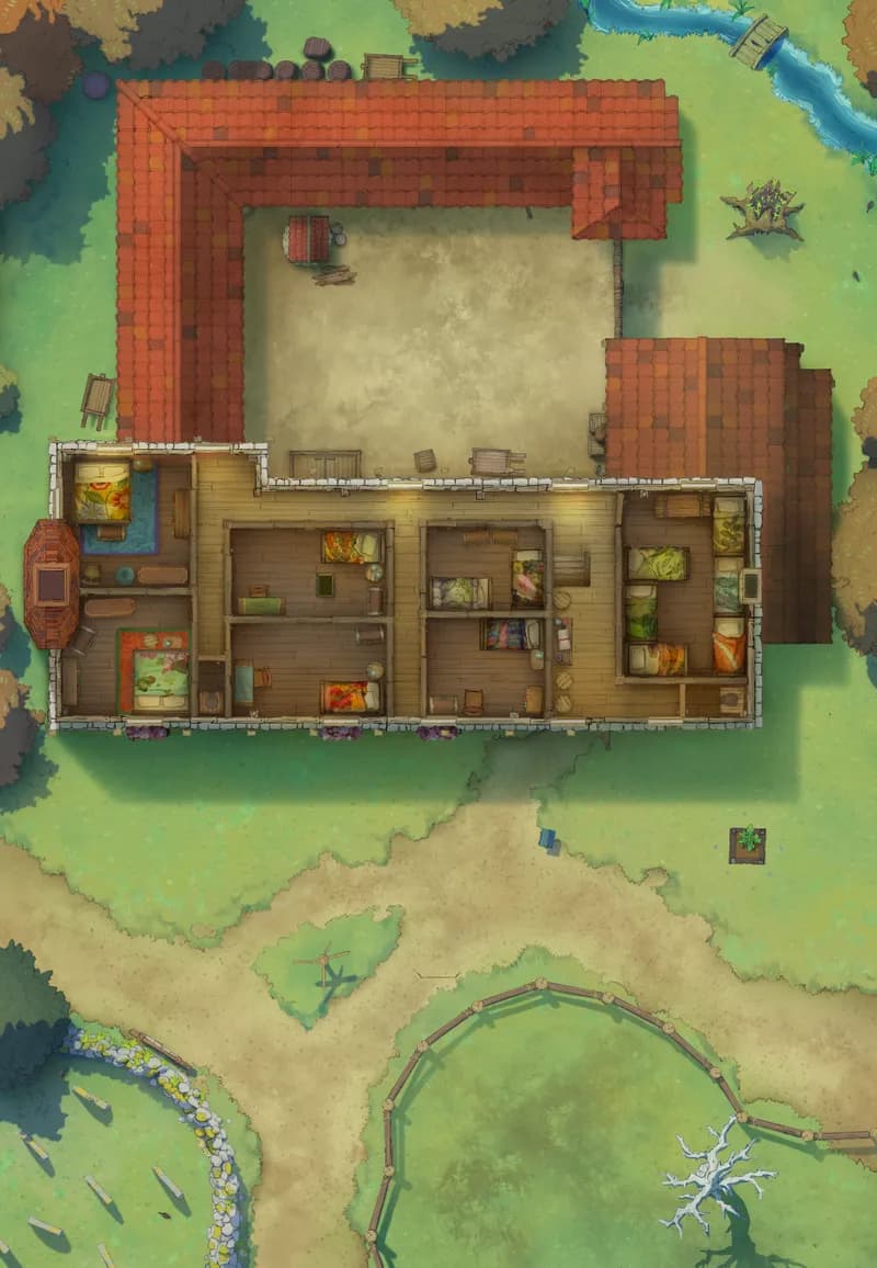 Ages of the Vale: Coaching House map, Upstairs Prohibition Day variant thumbnail