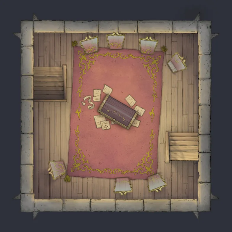 Magic Wizard's Tower map, Interior Floor 02 variant thumbnail