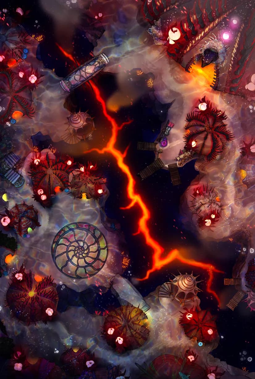 Merfolk Marina map, Lava variant thumbnail