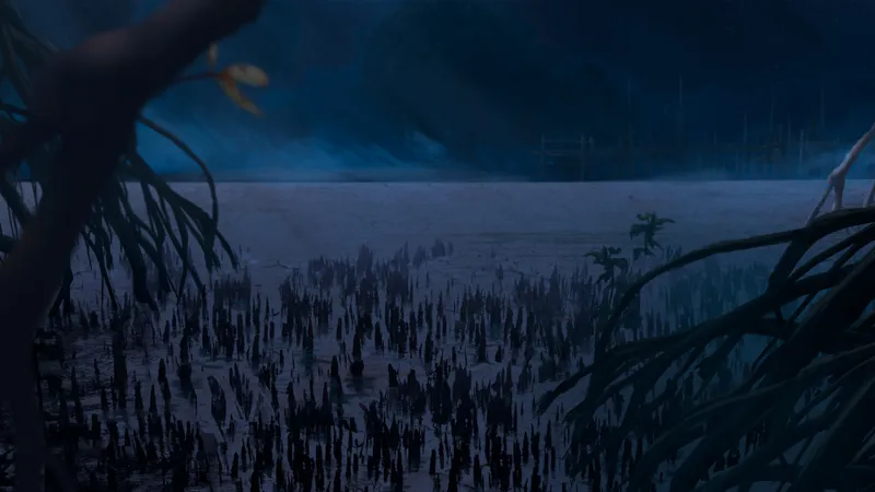 Mangrove Forest map, Drought Night variant