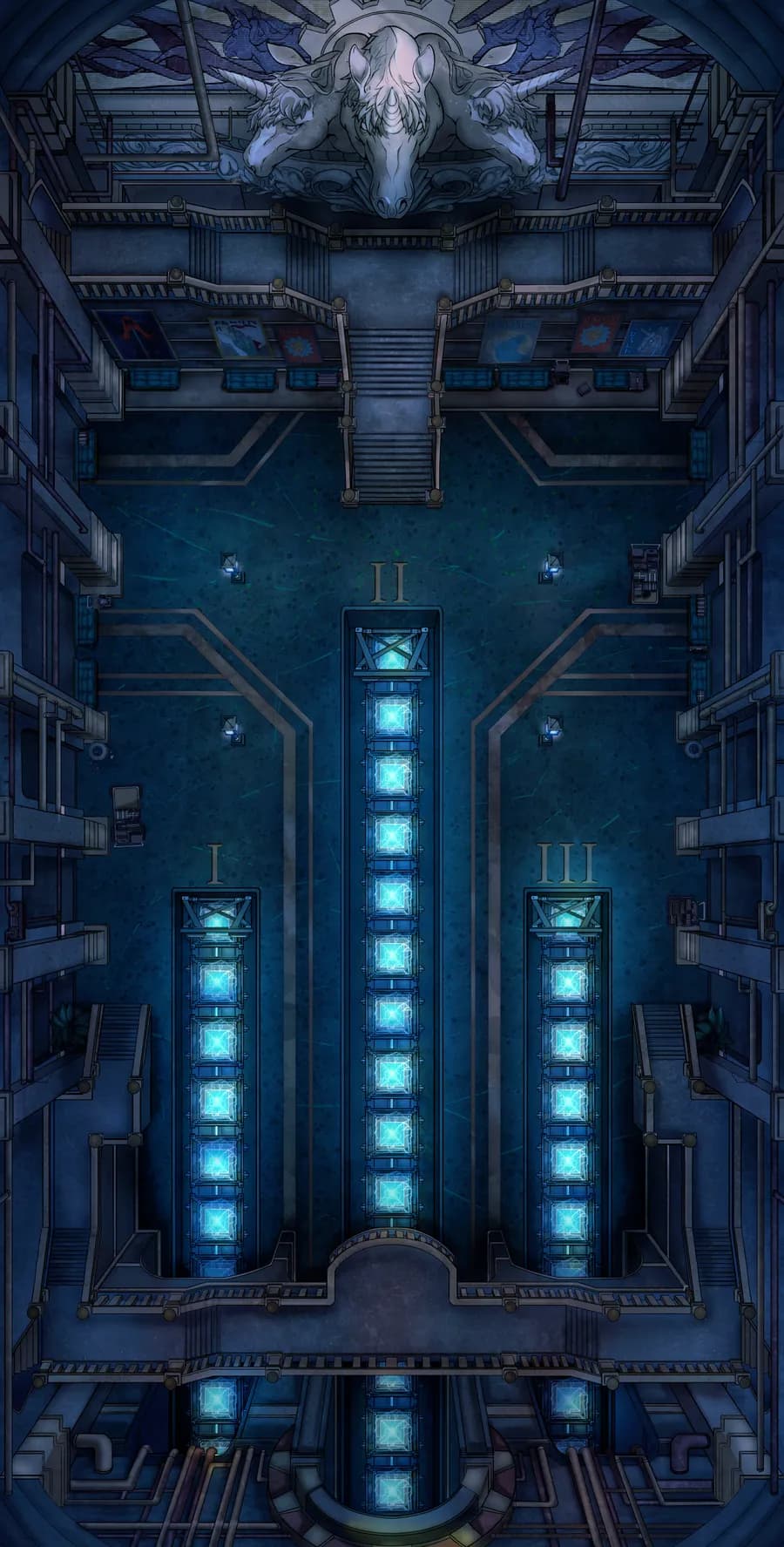 Train Station Platforms map, Lightning Rail Night variant thumbnail