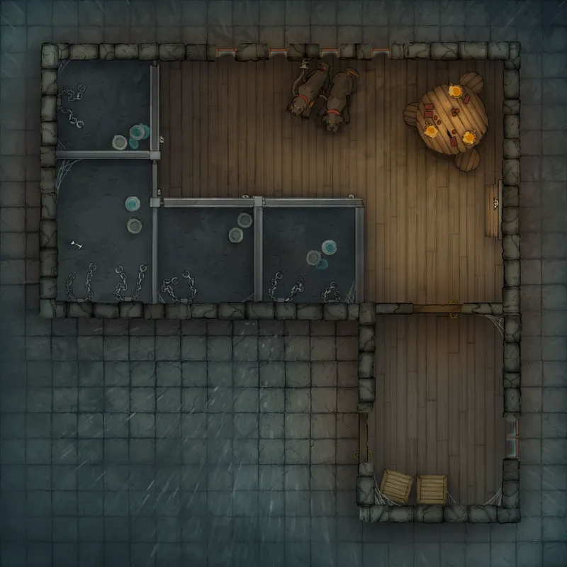 City Streets map, Guard Station Ground Floor Rain variant thumbnail
