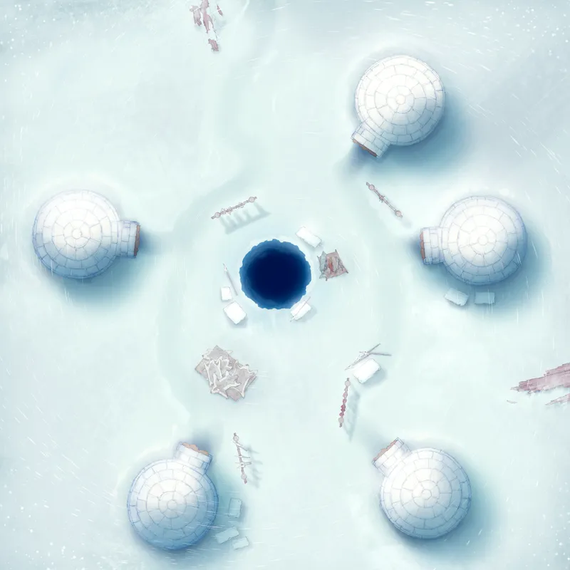 Remote Ice Village map, Original Day variant thumbnail