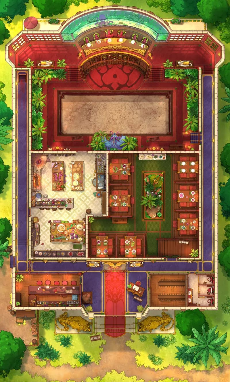 Monster Hunter Restaurant map, Fighting Pit 1 Day variant thumbnail