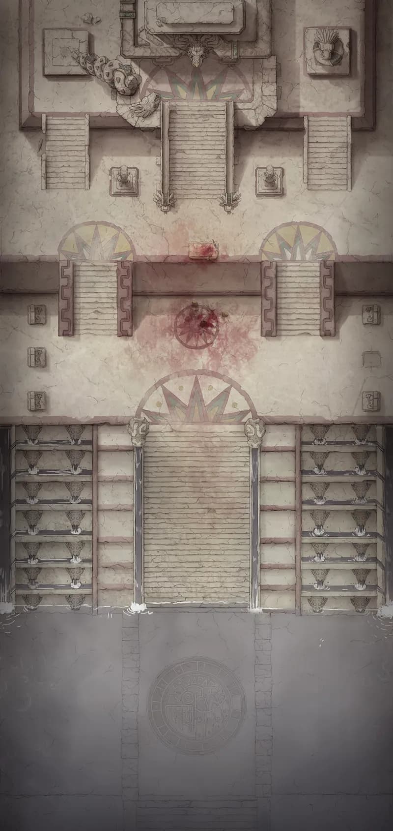 Temple of the Couatl Exterior map, Sacrifice Night variant thumbnail