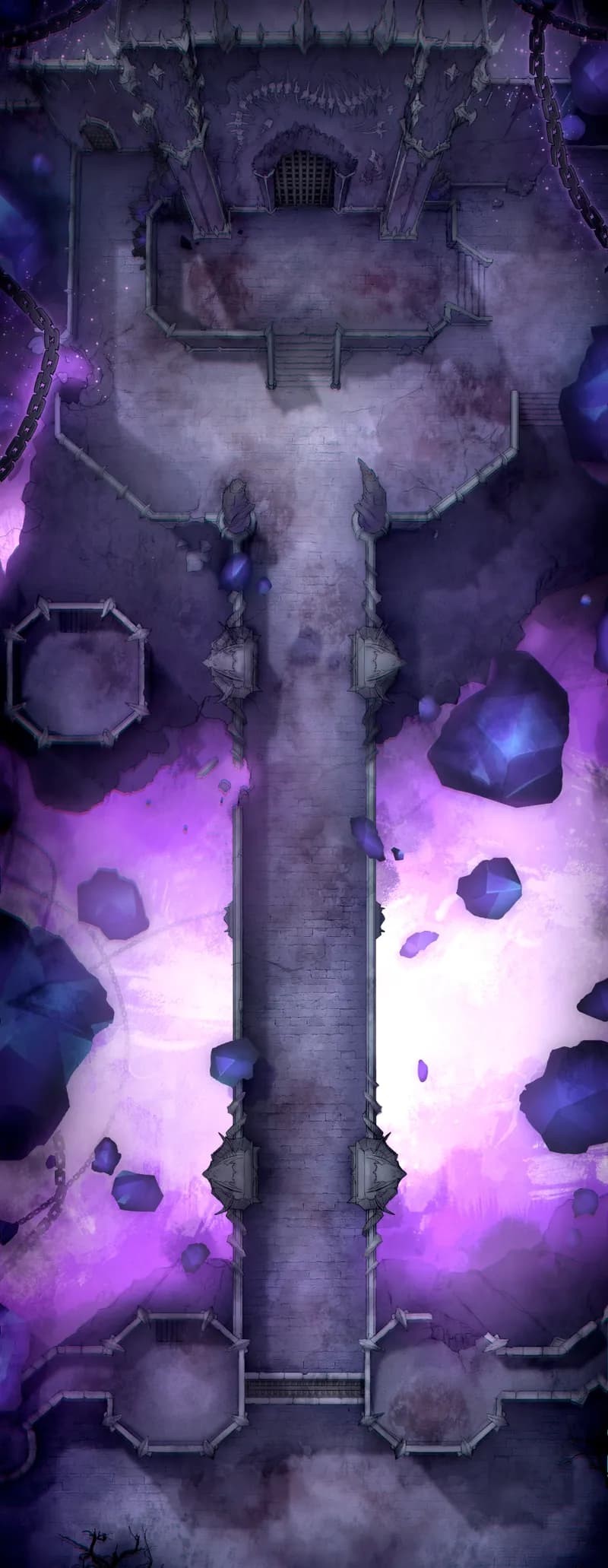 Shadowfell Fortress Bridge map, No Worm variant thumbnail