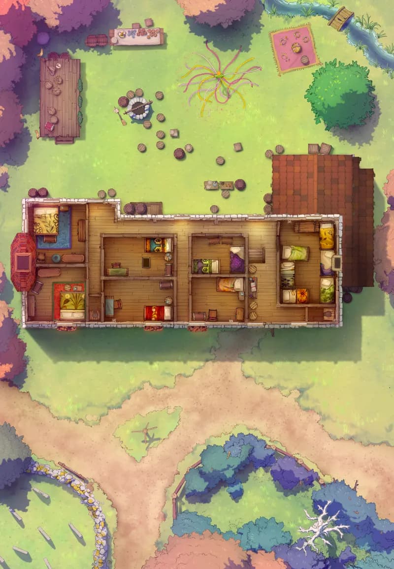 Ages of the Vale: Public House map, Upstairs Mayflower Festival variant thumbnail
