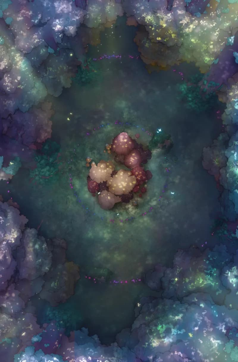 Overgrown Magic Forest map, Giant Shrooms Day variant thumbnail