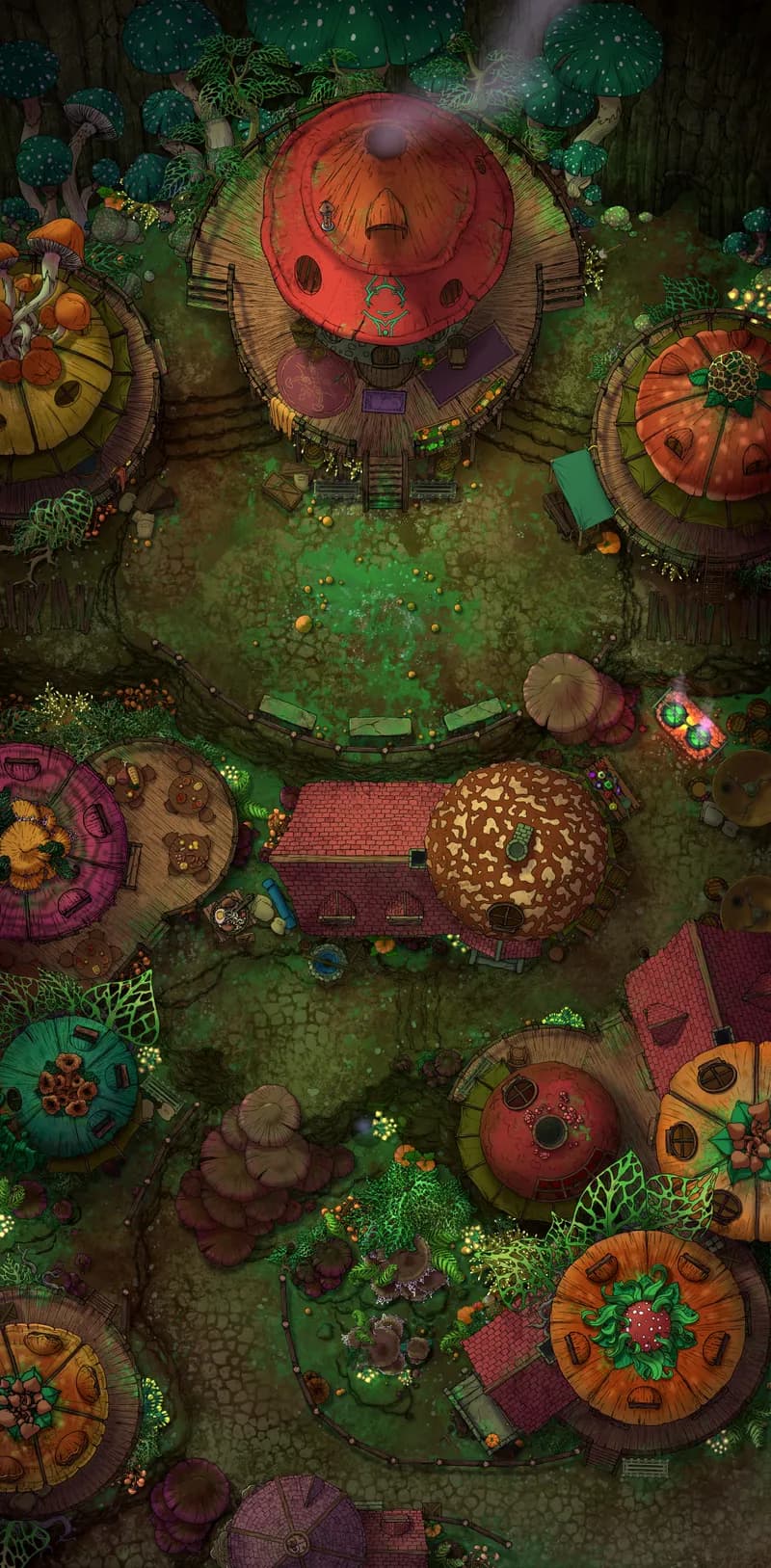 Gnome City Centre map, No Crystals Day variant thumbnail