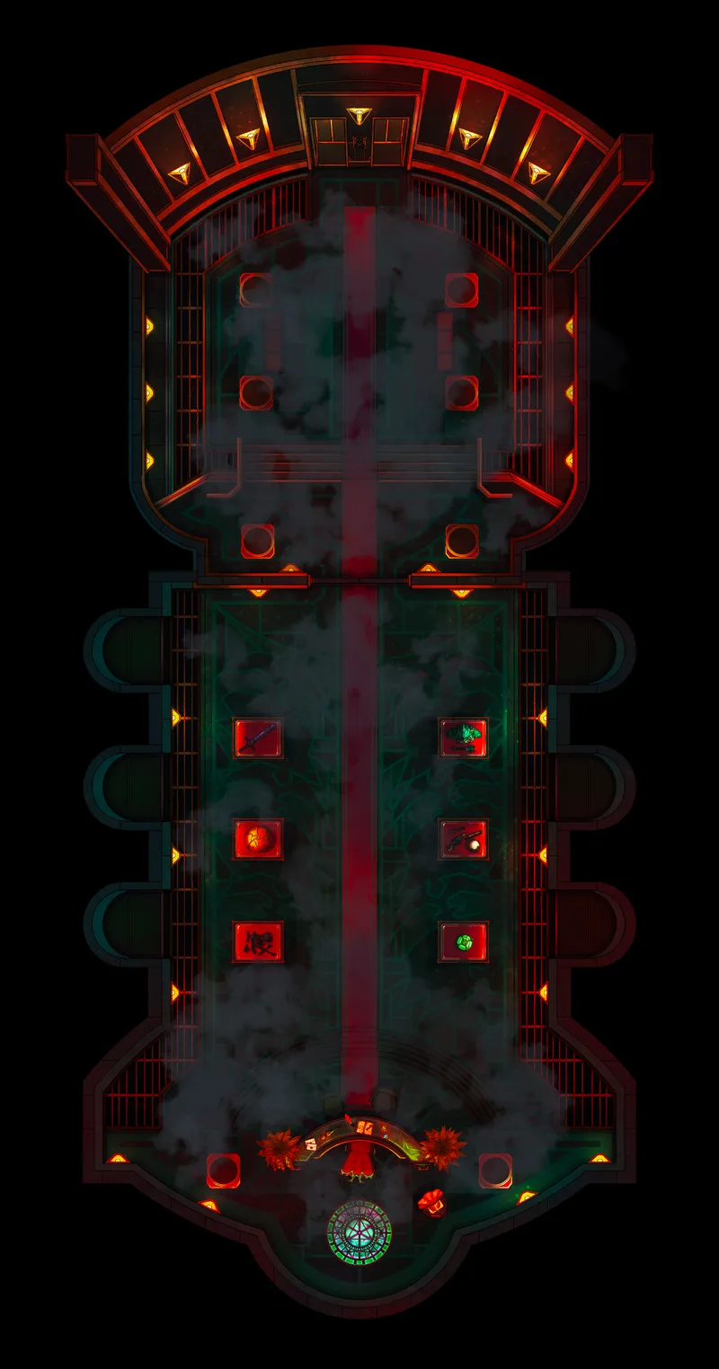 Wizard Bank Interior map, Floor B2 Alarm Smoke No Sentinels variant thumbnail