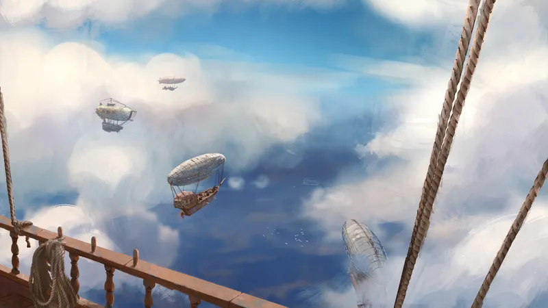 Airship Port map, Air Ships Day variant