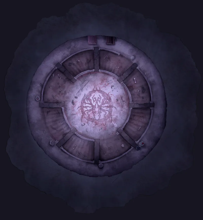 Drow Manor map, Fighting Stables variant thumbnail