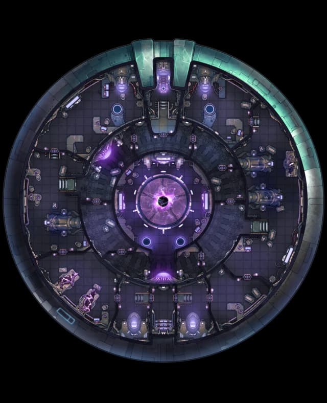 Flying Saucer map, Dark Matter Interior variant