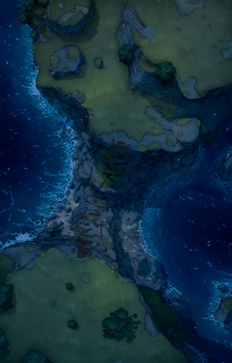 Ropebridge Chasm map, Original Night variant thumbnail