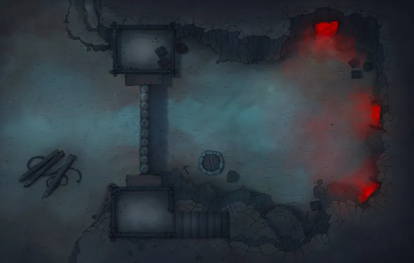 Abandoned Mine Entrance map, Hellgate Desert Night variant thumbnail