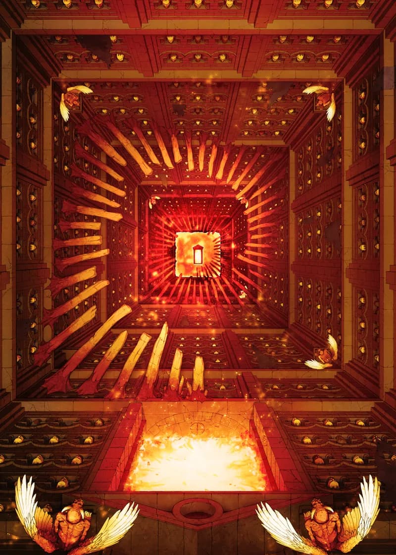 Wizard Prison Pt. 2 map, Lava variant