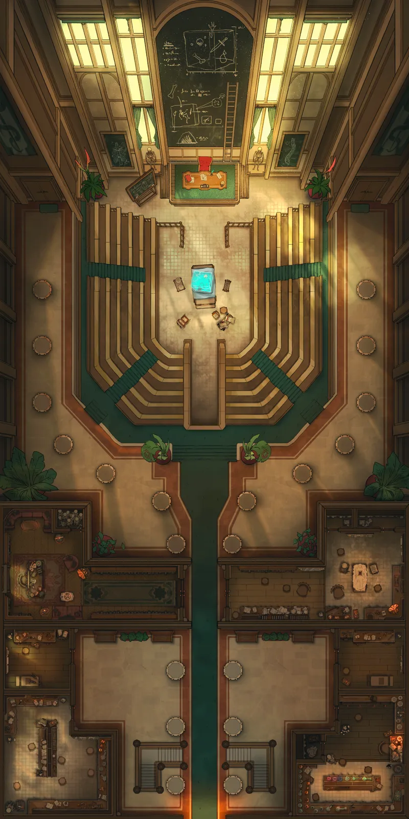 Experimental Surgery Theatre map, Floor 2 Blackboard Slime Study variant thumbnail