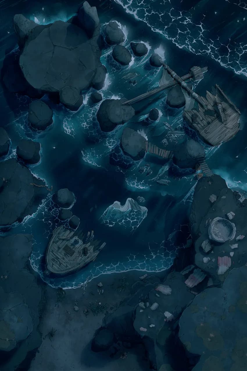 Harpy Cove map, No Nest Night variant thumbnail