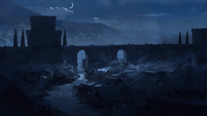 City Marketplace map, Countryside Night variant