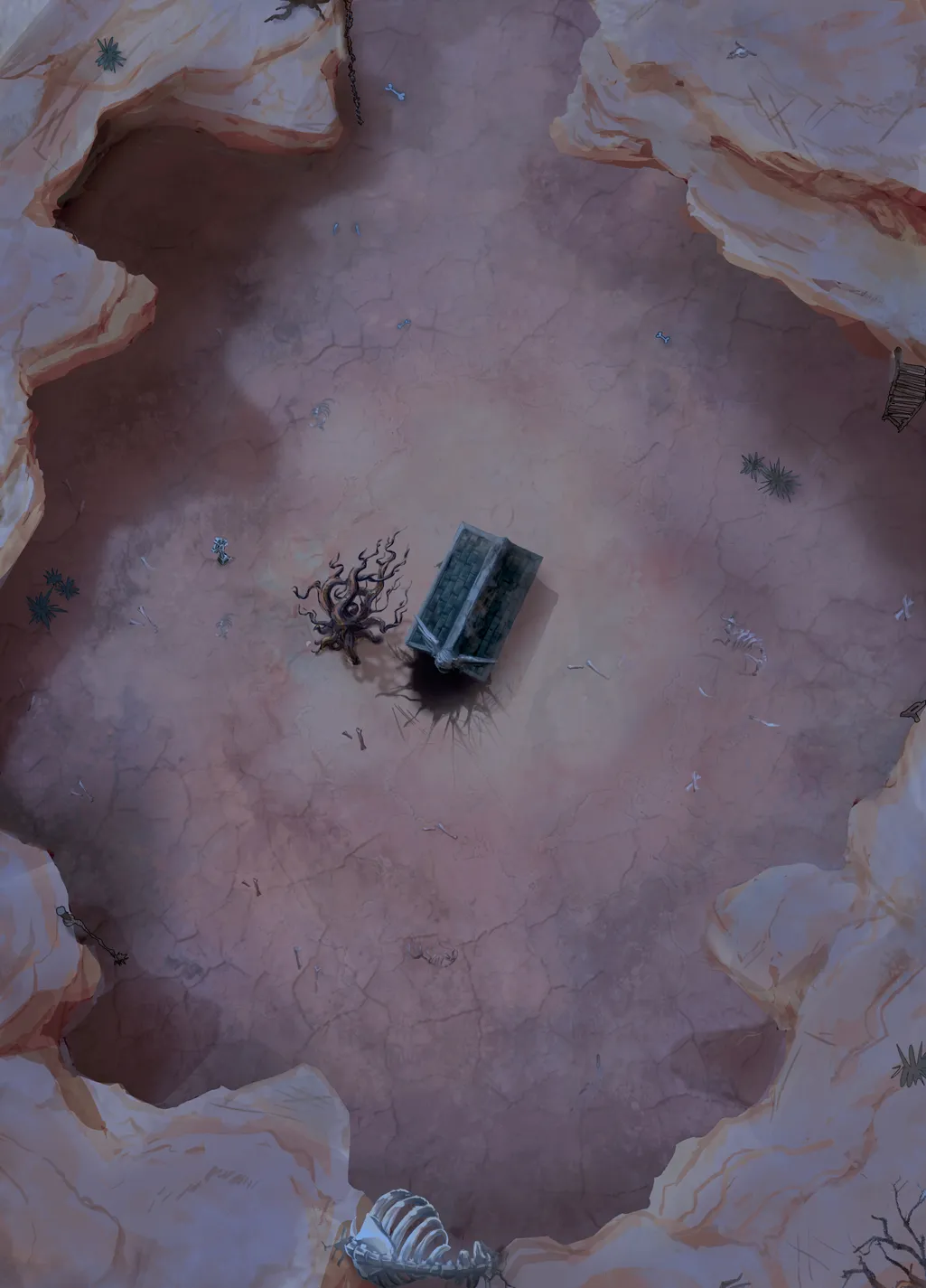 Desert Canyon map, Mausoleum Night variant thumbnail