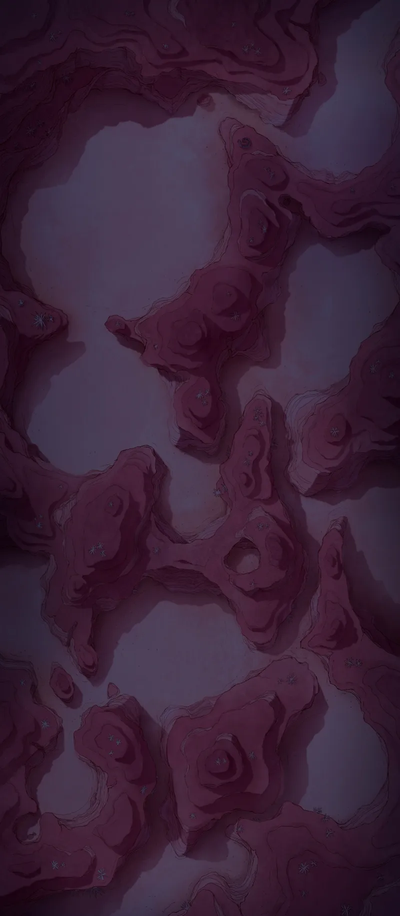 Antlion Canyon map, Blank Night variant thumbnail