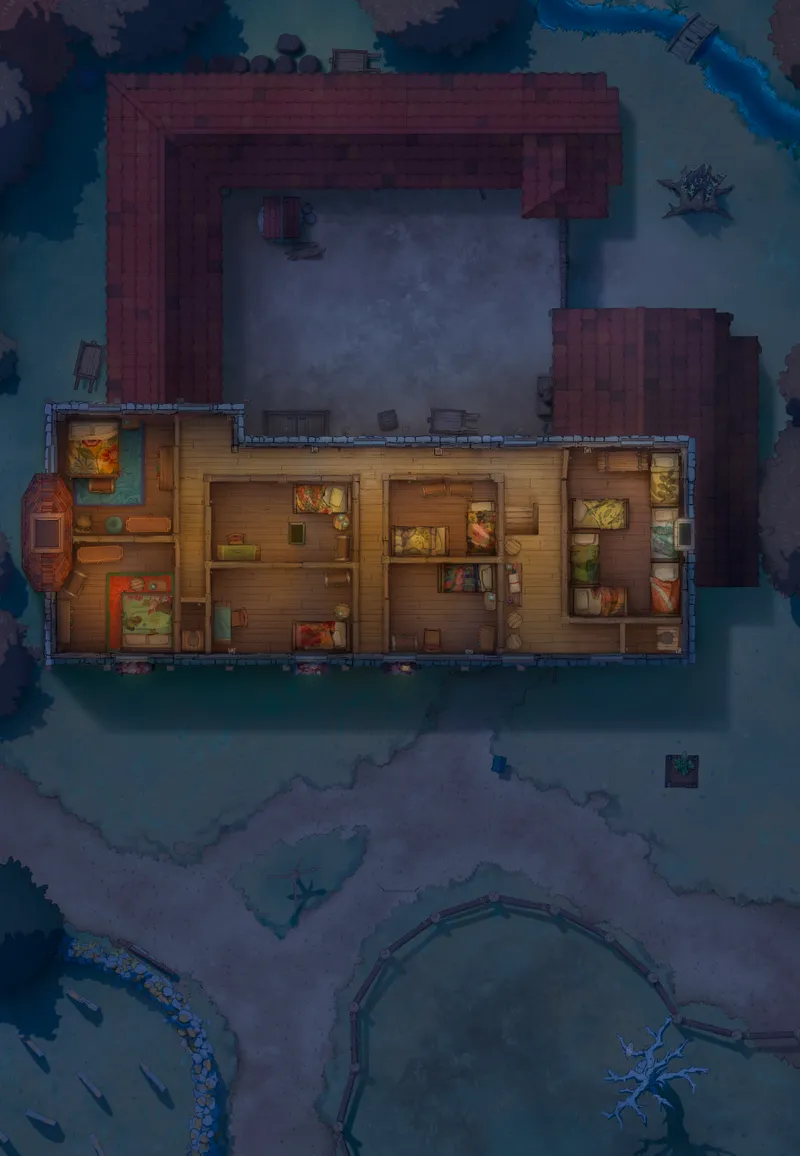 Ages of the Vale: Coaching House map, Upstairs Prohibition Night variant thumbnail