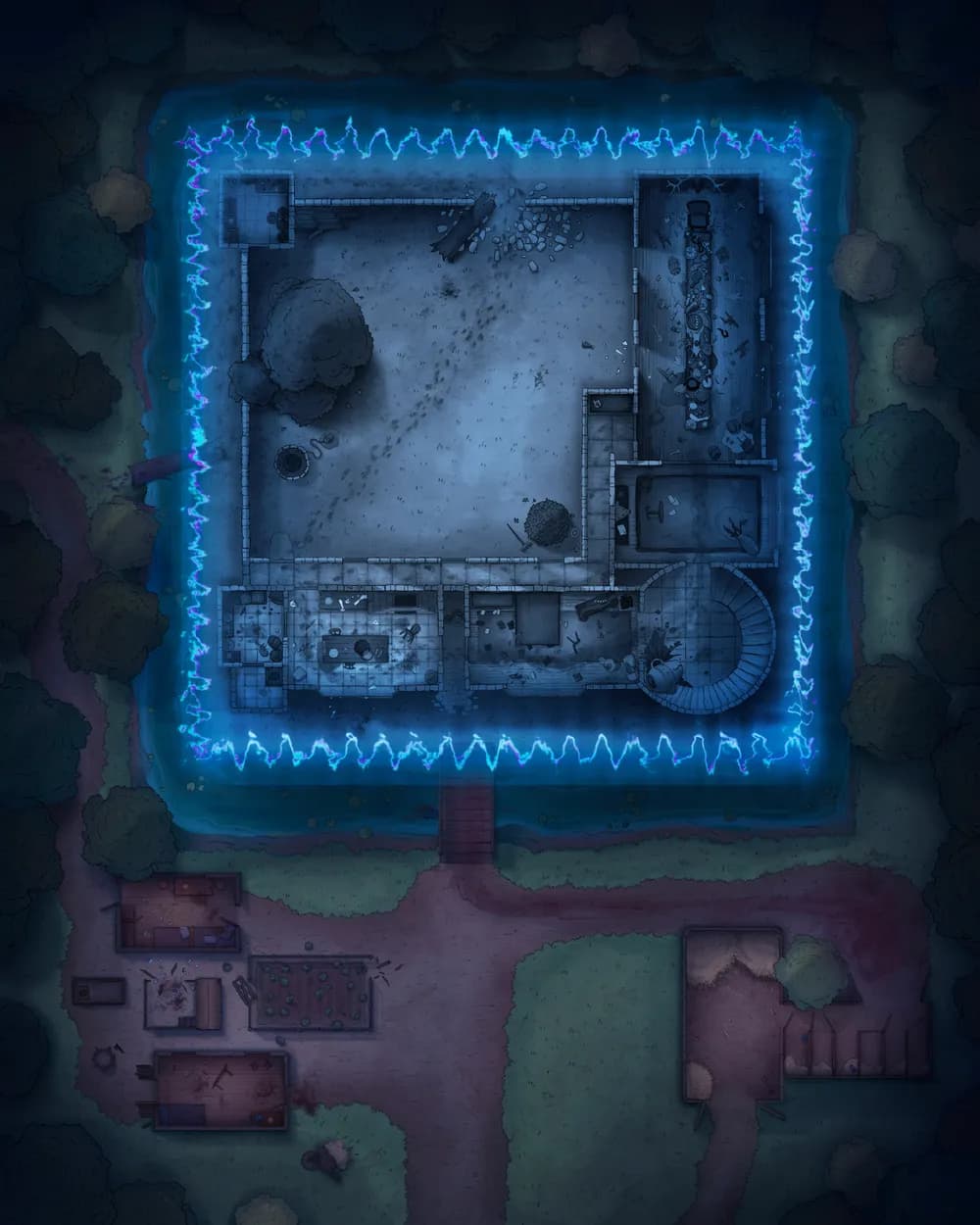 Ogre Queen Feast map, Time Stop Night variant thumbnail