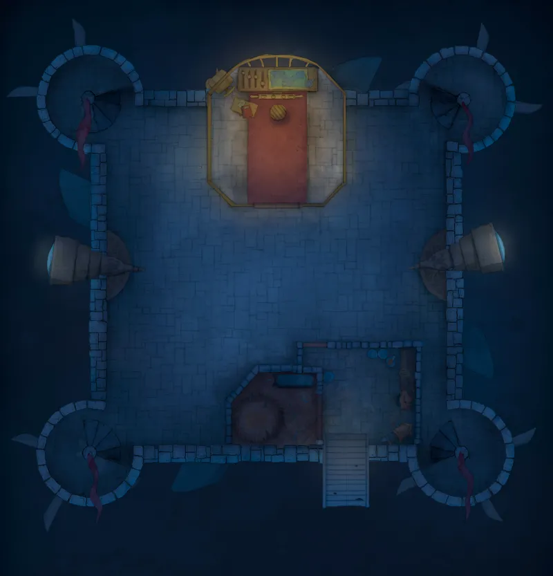 Floating Castle map, Rooftop Night variant thumbnail