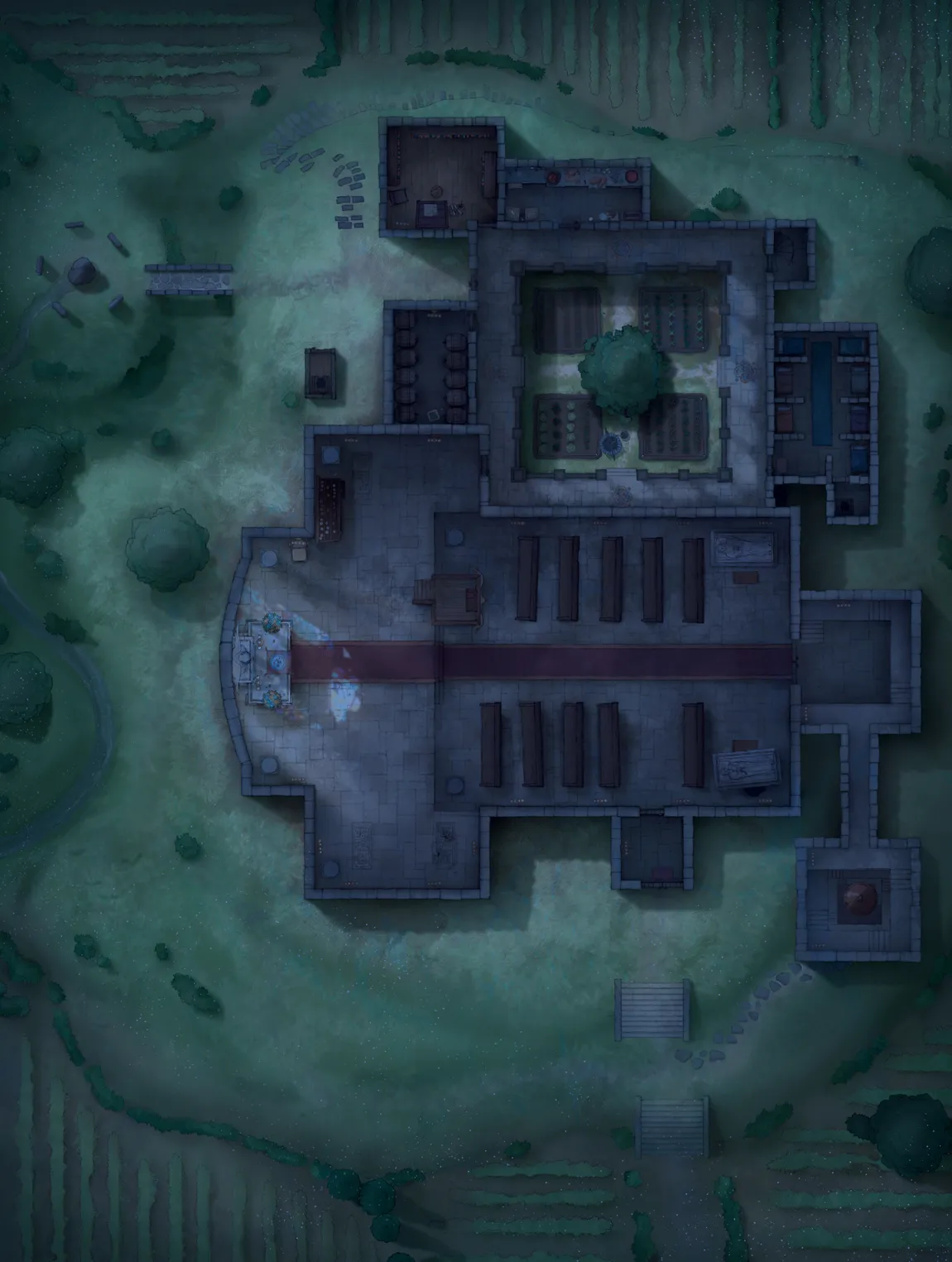 Pseudodragon Lair map, Original Night variant thumbnail