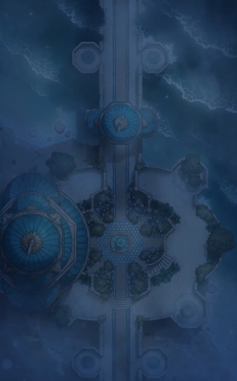 Djinn Gardens map, Fog Night variant thumbnail