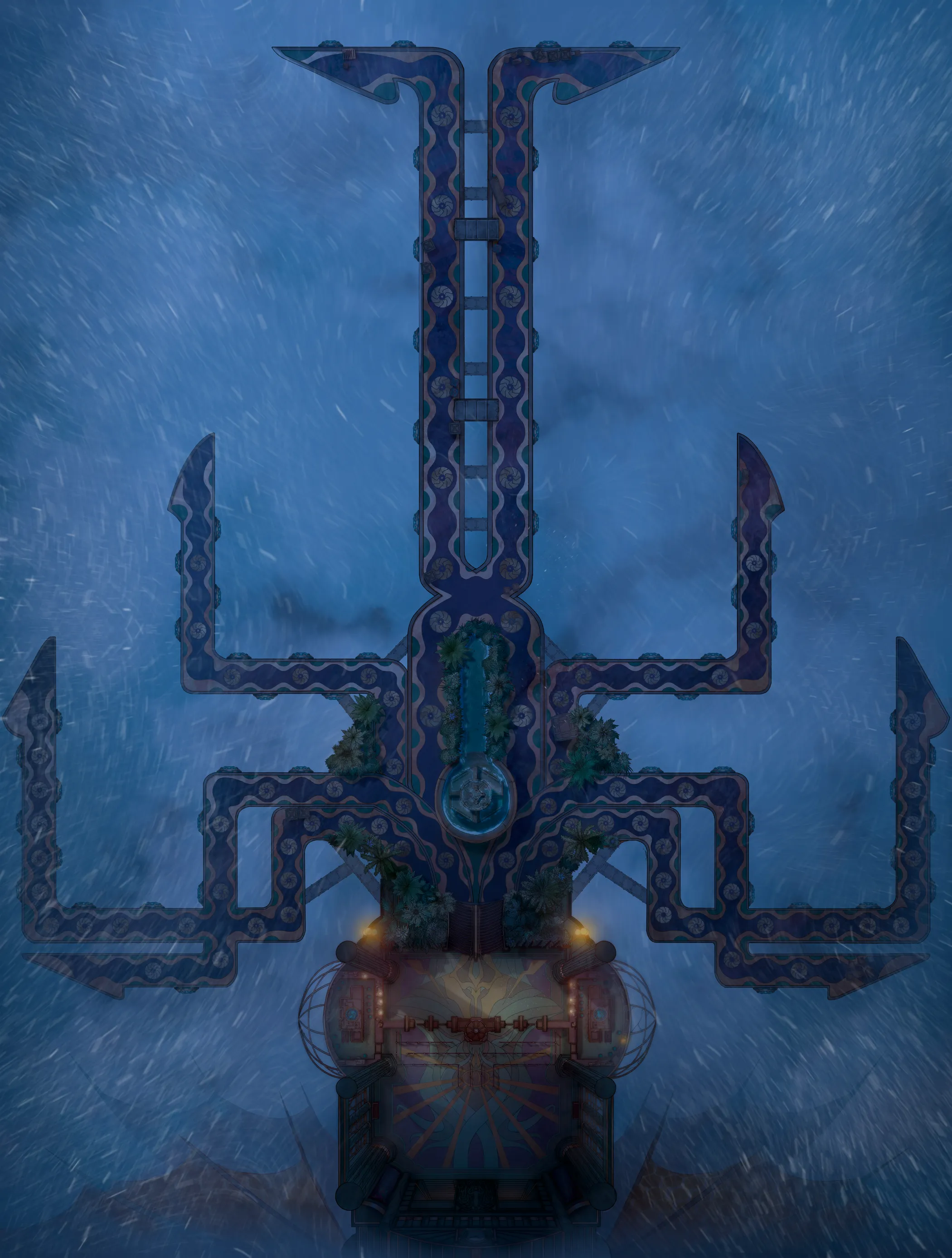 Airship Port map, Snow variant thumbnail