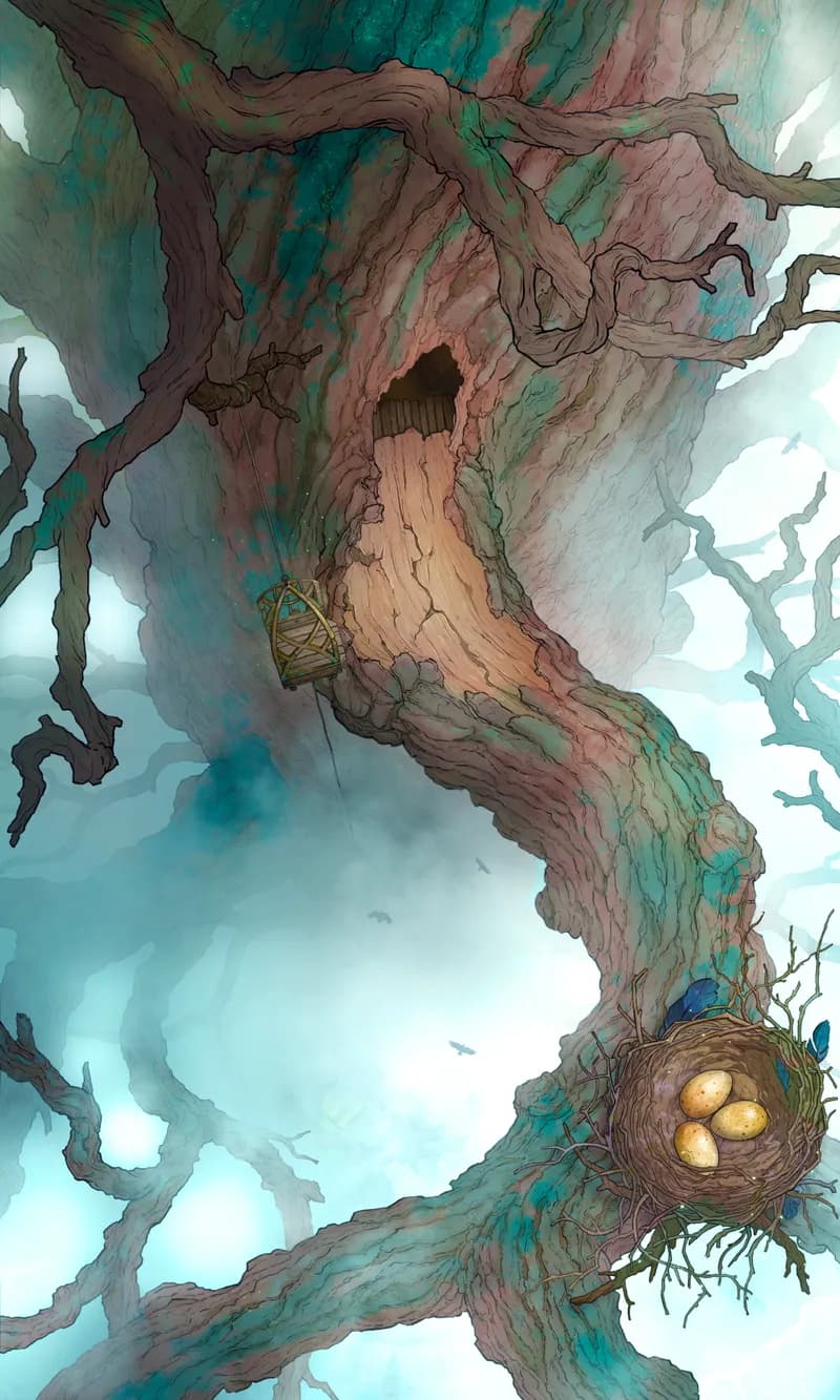 Yggdrasil Branch Overlook map, Original Day variant
