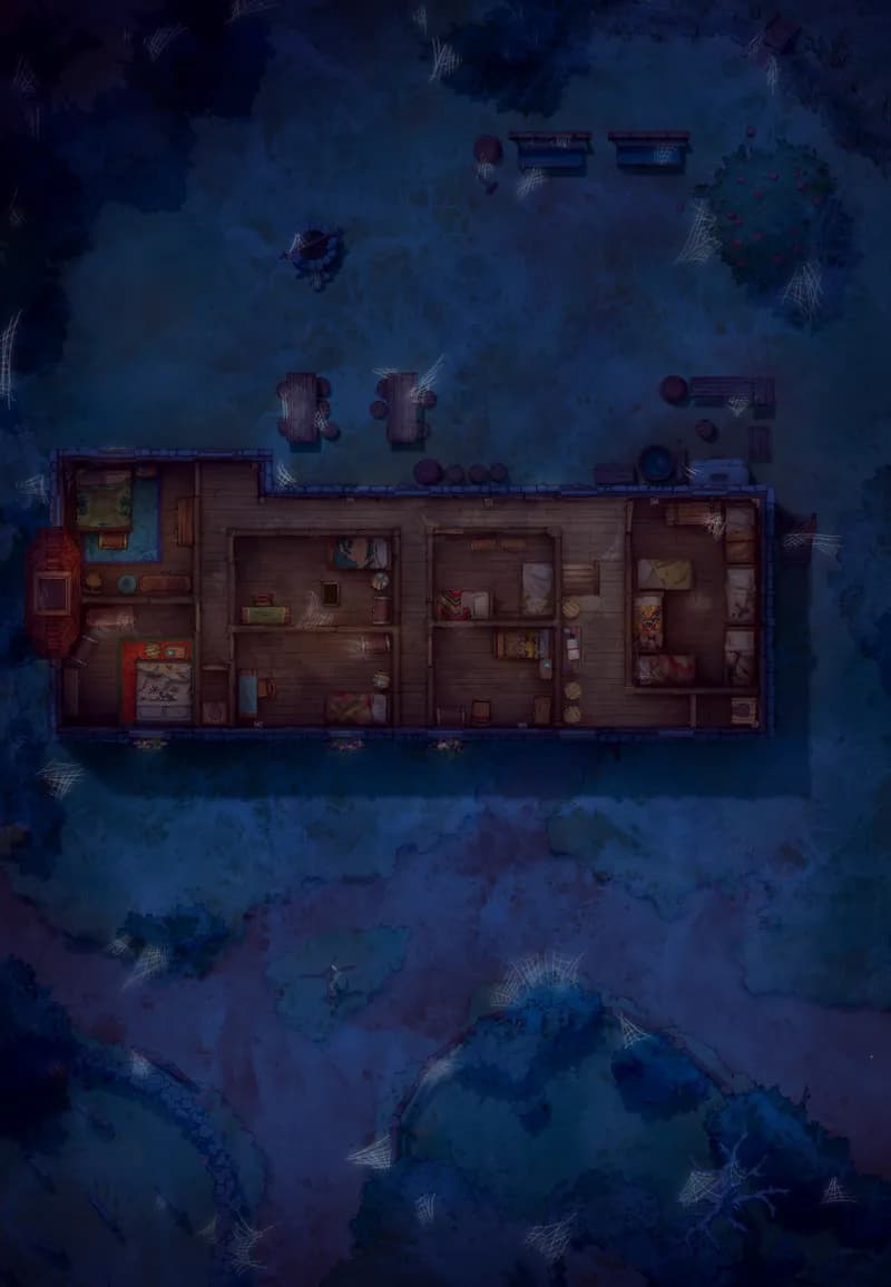 Ages of the Vale: Inn map, Upstairs Spider Infestation variant thumbnail