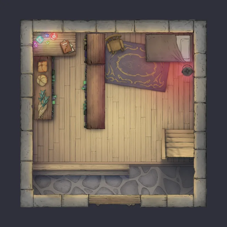 Magic Wizard's Tower map, Ground Floor 11 variant thumbnail