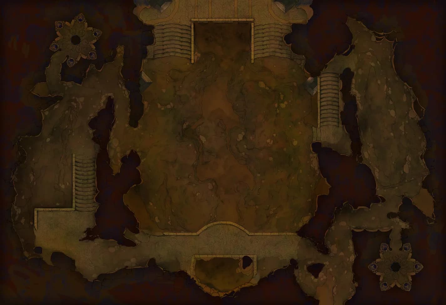 Elder Brain Spine Mine map, Desert variant thumbnail