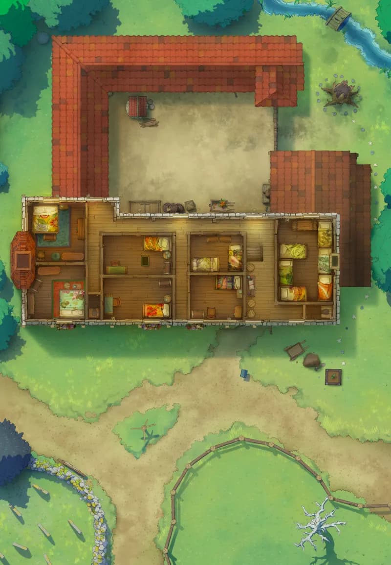 Ages of the Vale: Coaching House map, Upstairs Dryad Ceremony variant thumbnail