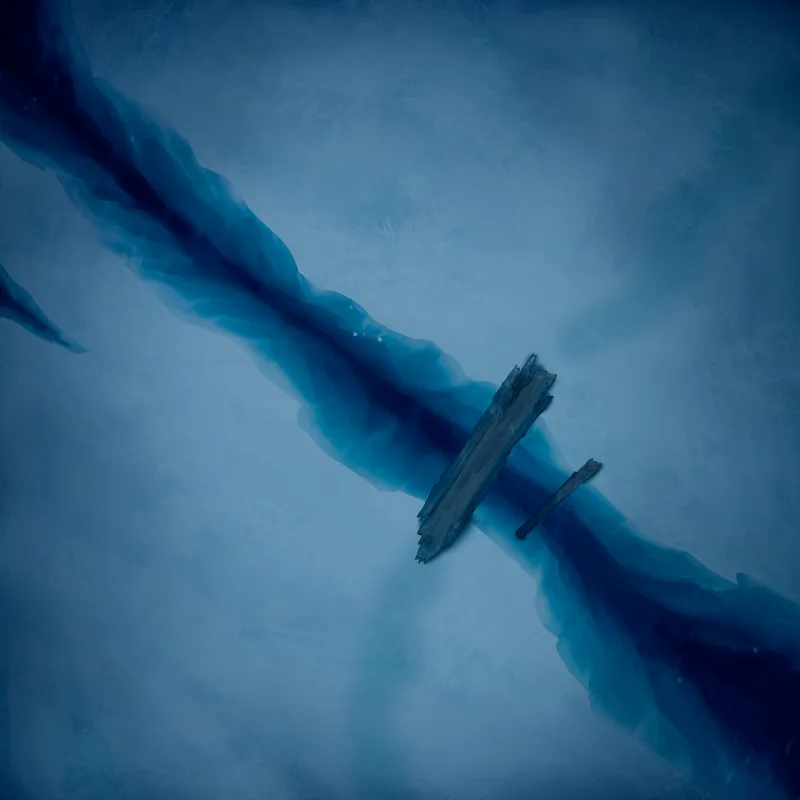 Remote Ice Village map, Crevasse Night variant thumbnail