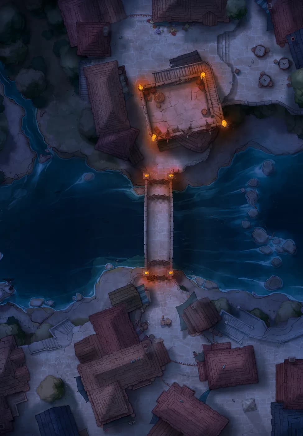 Bridge Town map, Barricade Night variant thumbnail