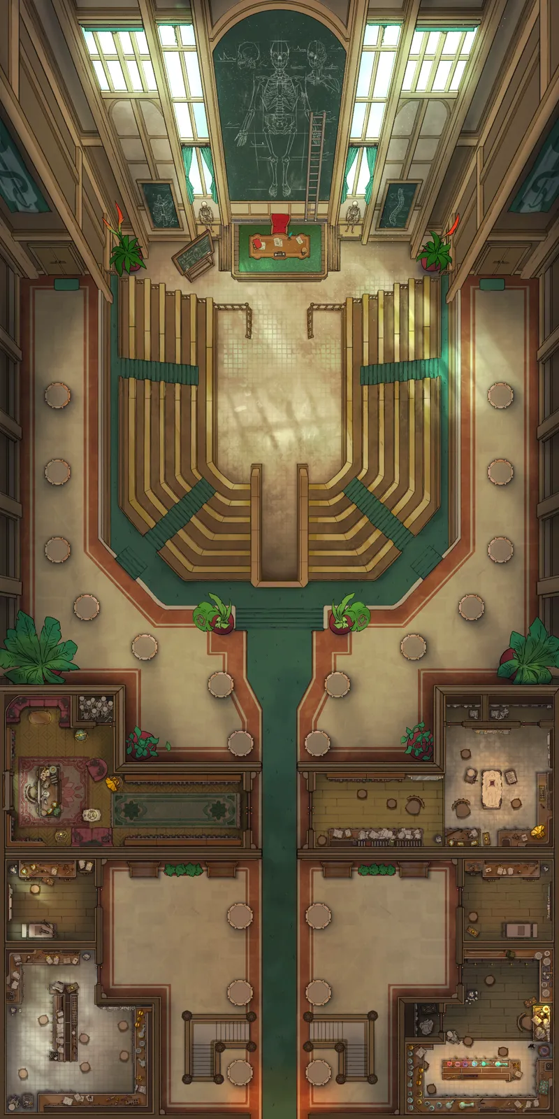Experimental Surgery Theatre map, Floor 2 Blackboard Morning Class variant thumbnail
