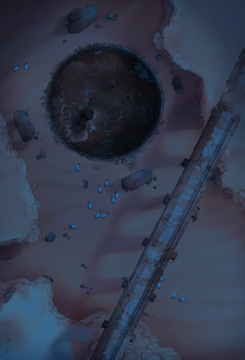 Burial Barrow map, Desert Night variant thumbnail